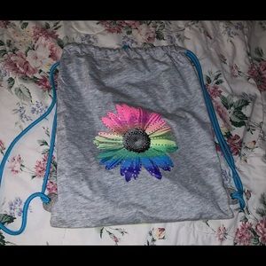 claire’s drawstring backpack